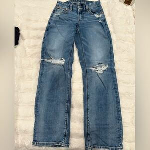 American Eagle curvy Straight Leg Jeans